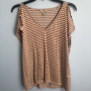 Lucky Brand Sleeveless Striped Shirt